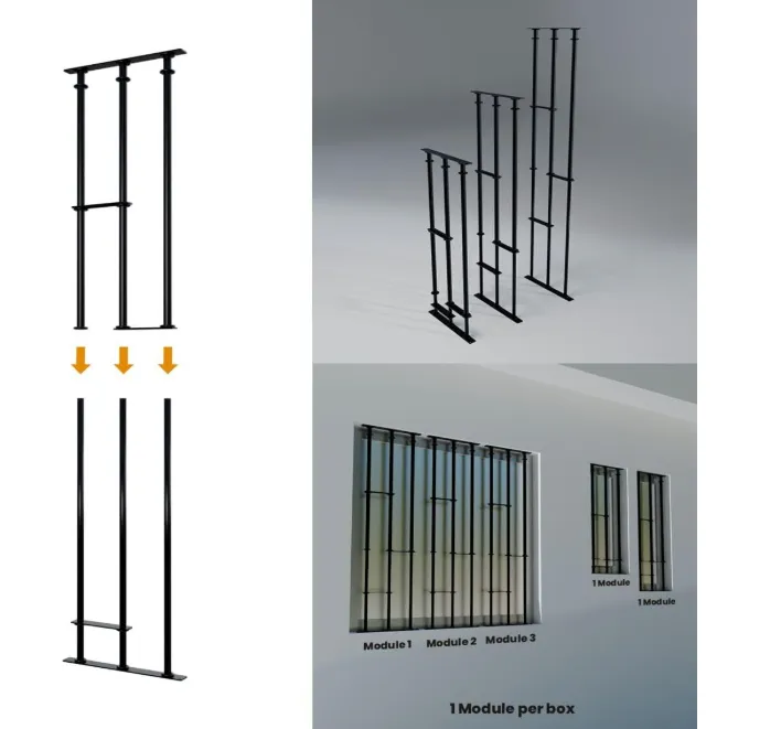 SWB Model A assembly and modular system diagram