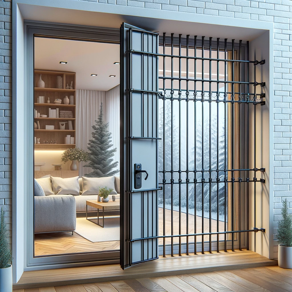 Hidden Window Security Bars