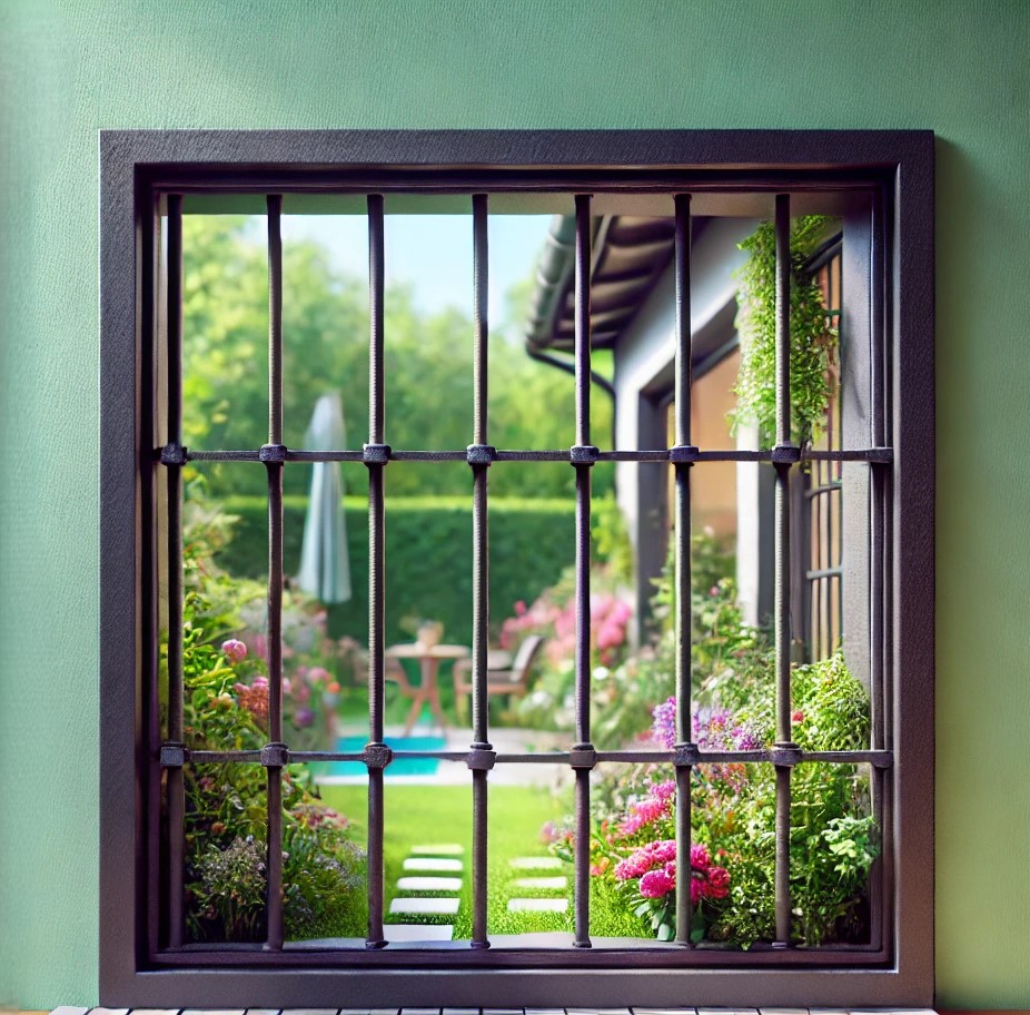 Inside Window Security Bars